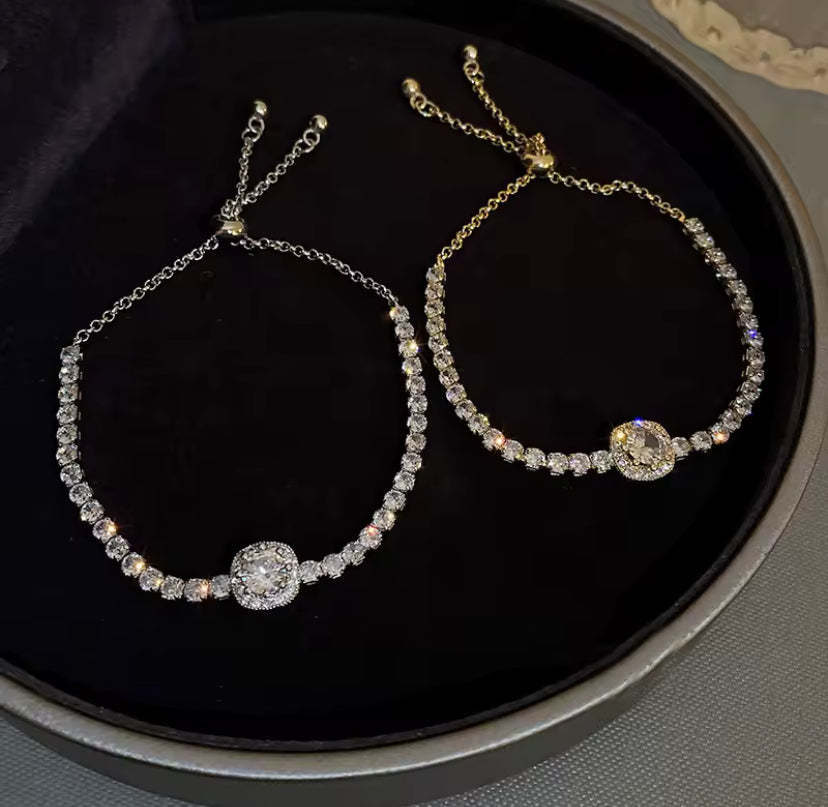 Sparkly Rhinestone Tennis Bracelet