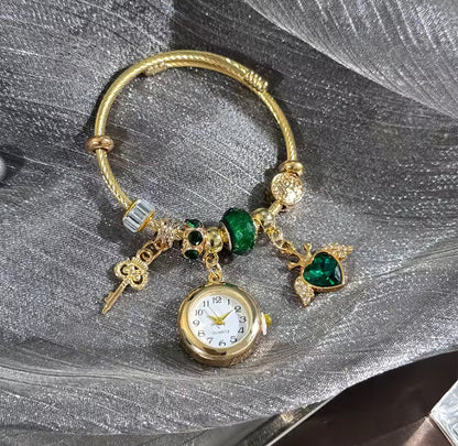 Vintage Charm Bracelet Watch