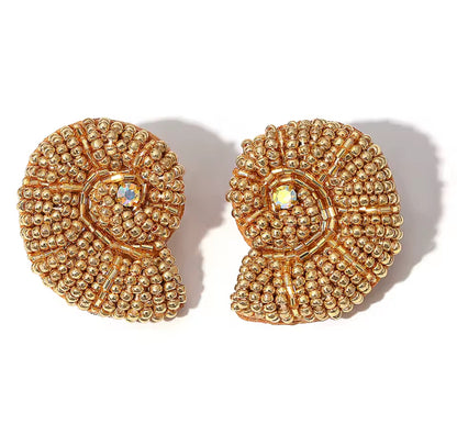 Summer Beach Rhinestone Beaded Earrings