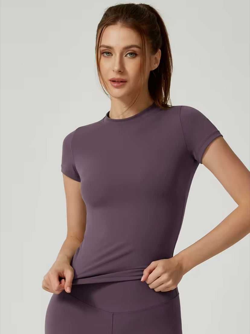 Slinky Fitted Short Sleeve T-Shirt