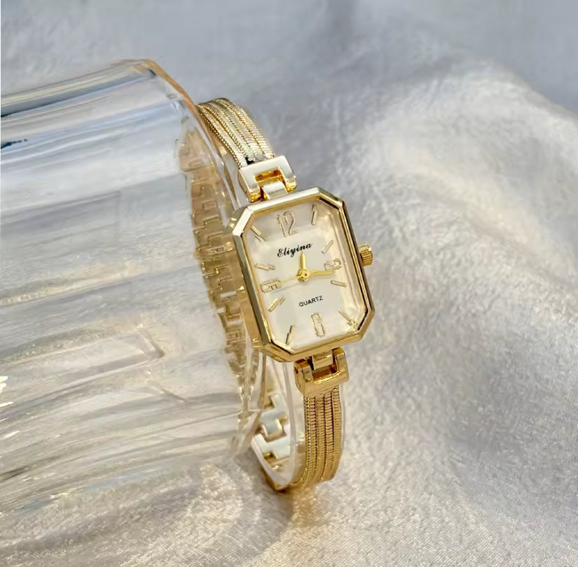 Square Chain Strap Watch