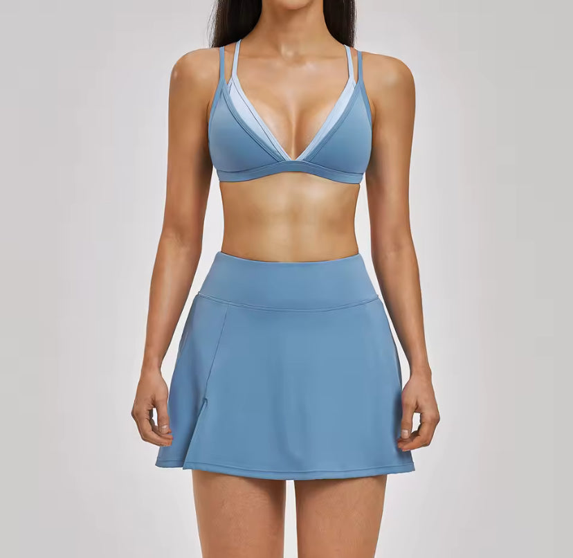 Double-Look Bralet Gym Set