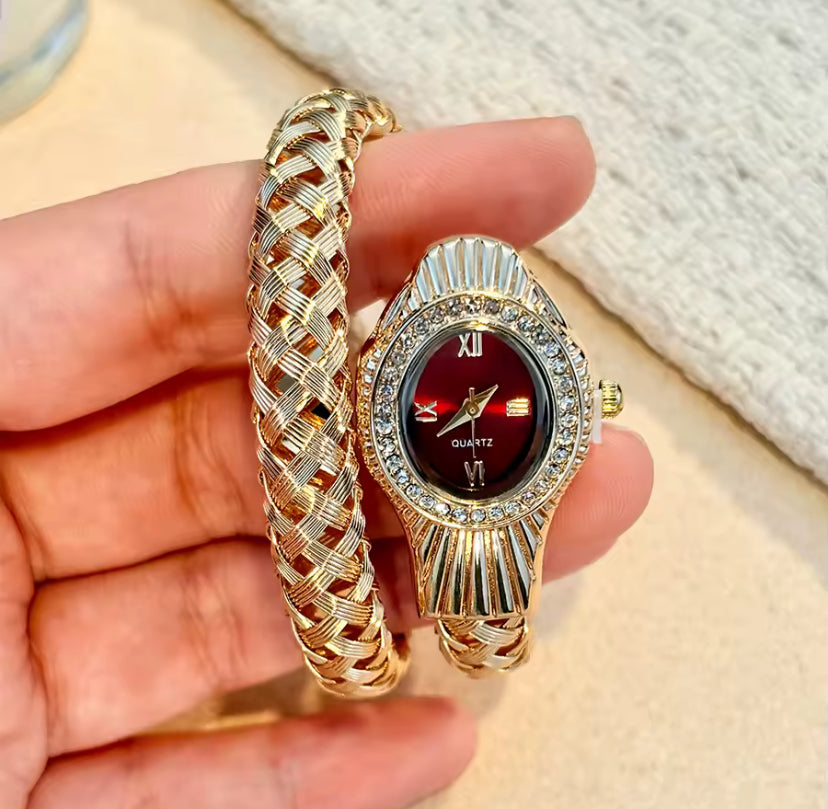 Woven Wrap-Around Snake Watch