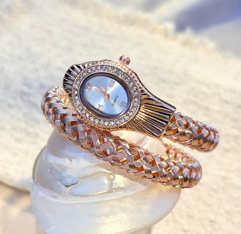 Woven Wrap-Around Snake Watch