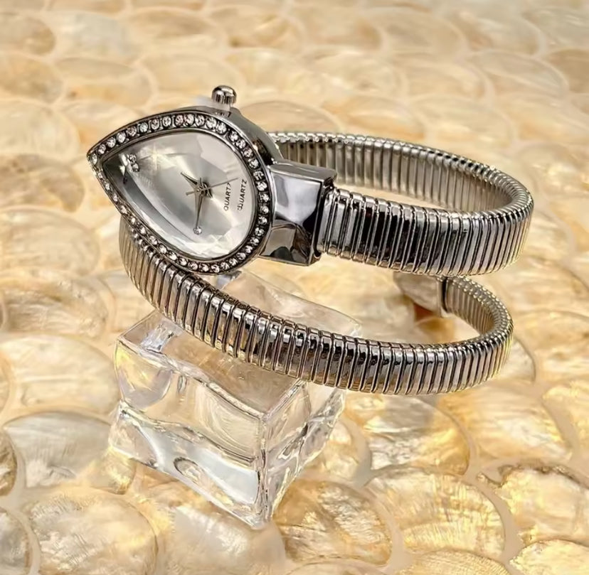Wrap-Around Wrist Snake Watch
