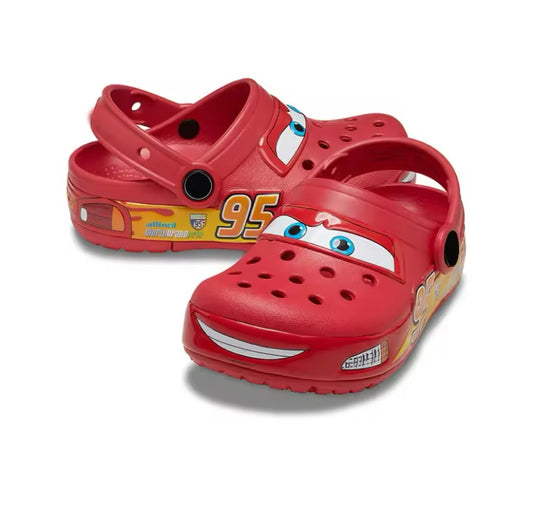 Lightning McQueen Cars Kids Slip On Clogs House Shoes