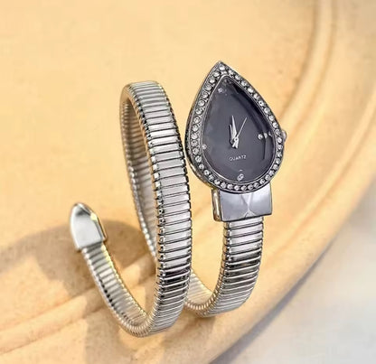 Wrap-Around Wrist Snake Watch