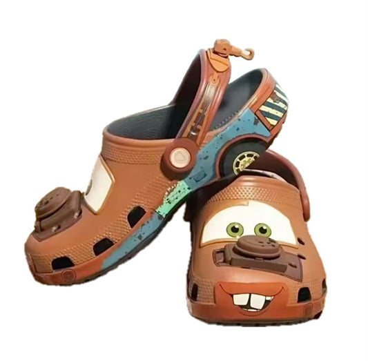 Adults Unisex Cars Tow Mater Slip On House Shoes for Men, Women and Kids