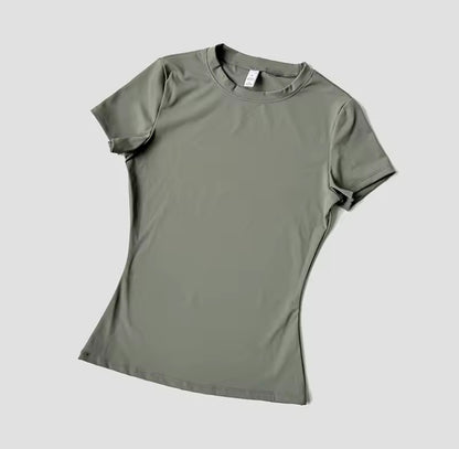 Slinky Fitted Short Sleeve T-Shirt