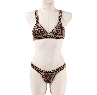 Reversible Crochet Seam Triangle Bikini