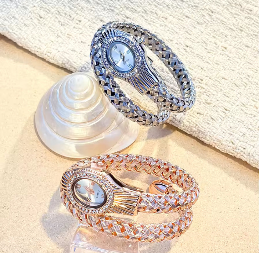 Woven Wrap-Around Snake Watch