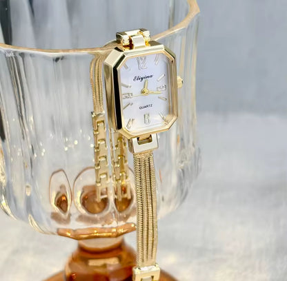 Square Chain Strap Watch