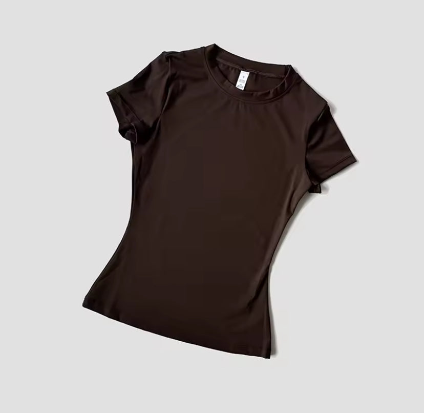 Slinky Fitted Short Sleeve T-Shirt