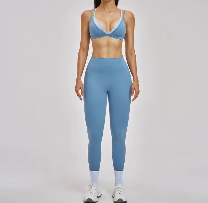 Double-Look Bralet Gym Set