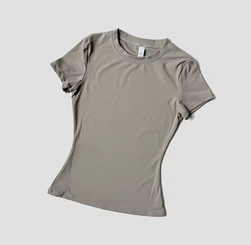 Slinky Fitted Short Sleeve T-Shirt