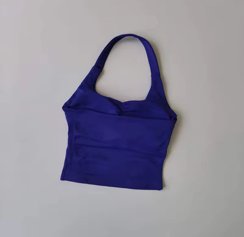 Halterneck Slinky Fitted Top