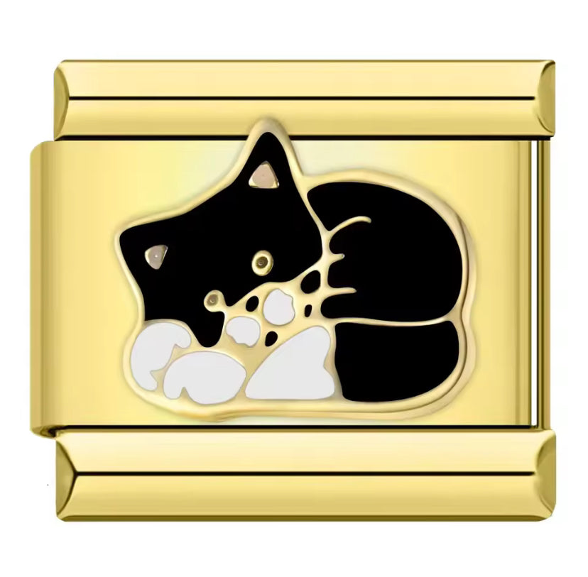 Gold Italian Charm Bracelet Charms