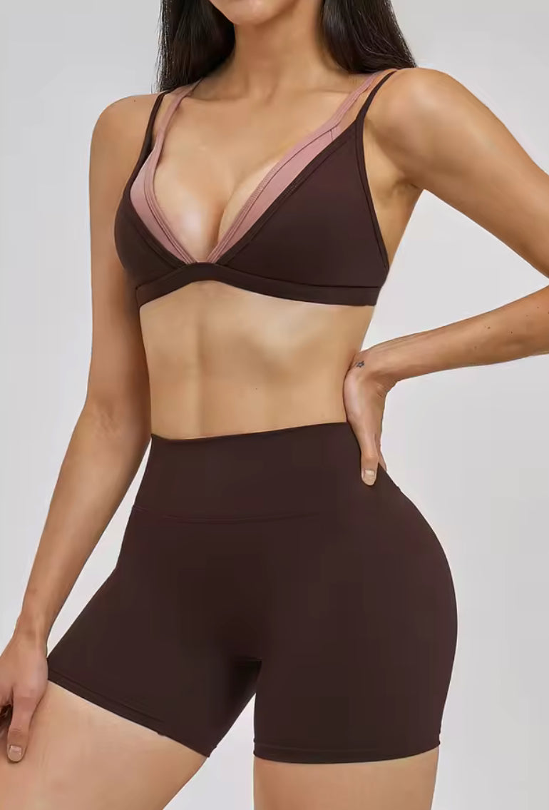 Double-Look Bralet Gym Set