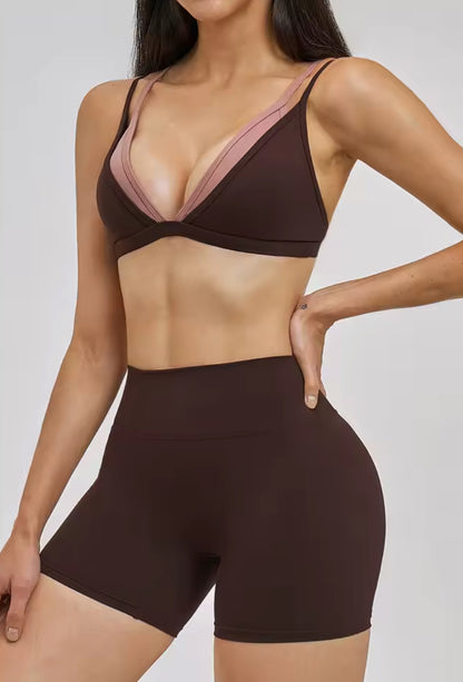 Double-Look Bralet Gym Set