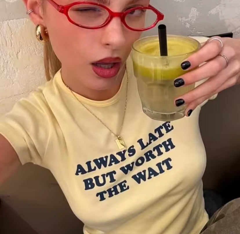 Yellow Quote Top