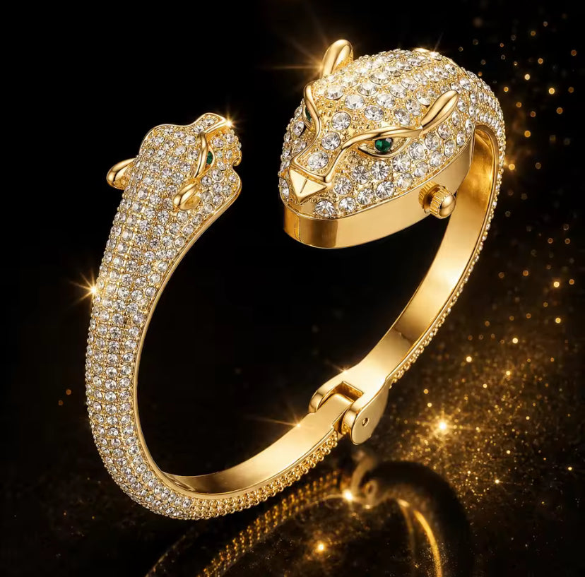 Leopard Bangle Watch