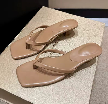 Flip Flop Kitten Heels