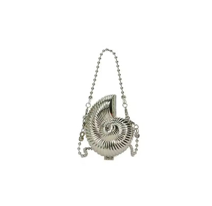 Metallic Seashell Handbag