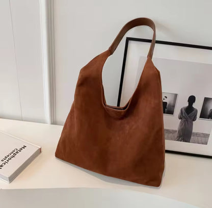 Suede Tote Bag