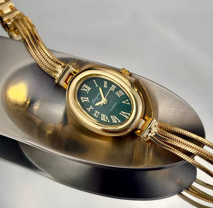 Oval Chain Strap Watch