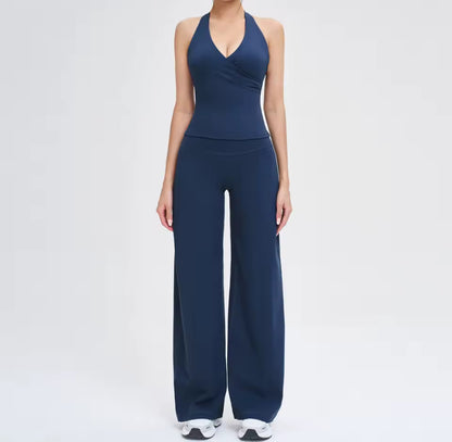 Halter Loose Fit Yoga Gym Set