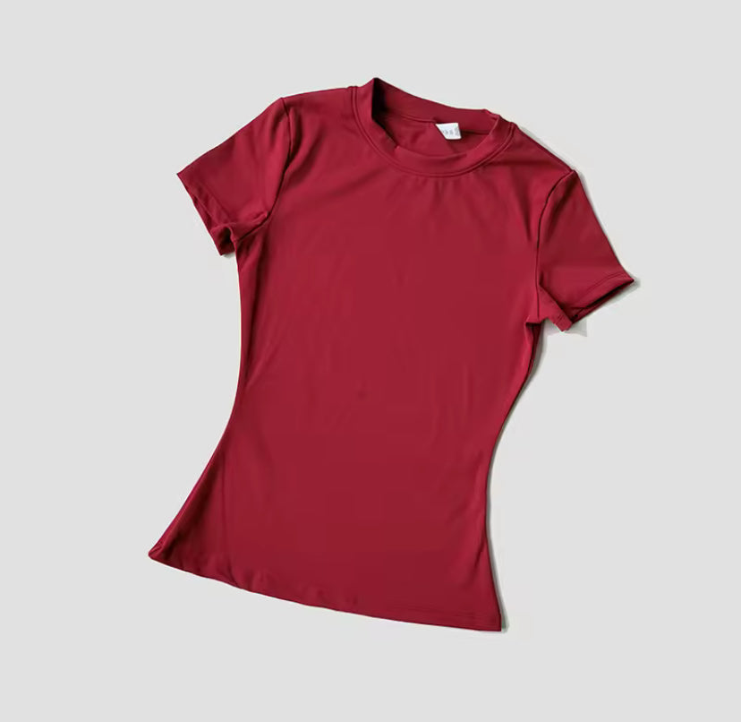 Slinky Fitted Short Sleeve T-Shirt