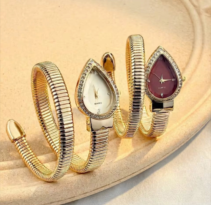 Wrap-Around Wrist Snake Watch