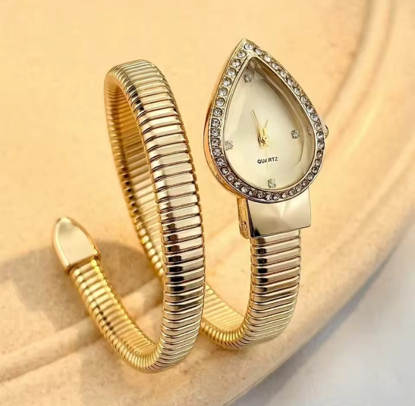 Wrap-Around Wrist Snake Watch