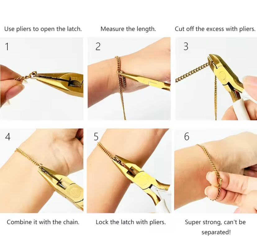 2pcs At-home Permanent Bracelet Set