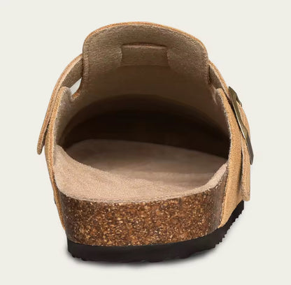Slip On Suede Cork Clogs