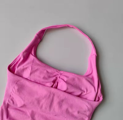 Halterneck Slinky Fitted Top