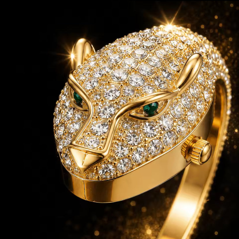 Leopard Bangle Watch