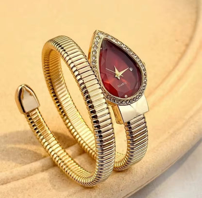 Wrap-Around Wrist Snake Watch