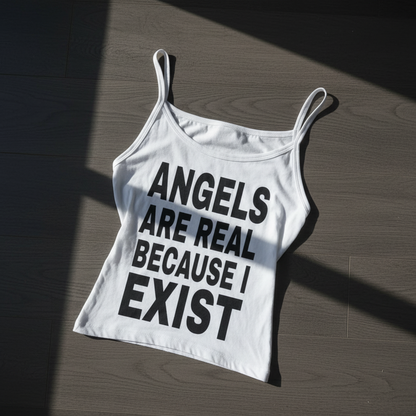 White Y2k Vest Top