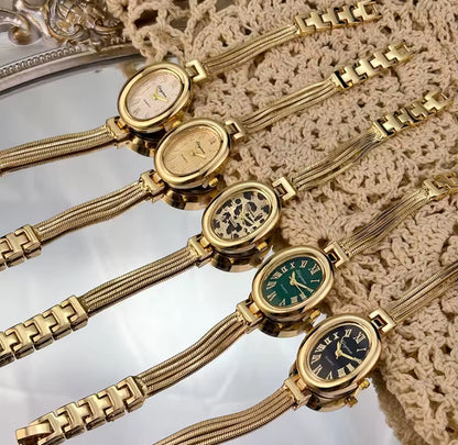 Oval Chain Strap Watch