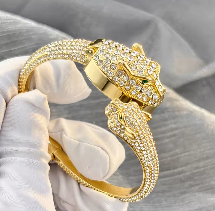 Leopard Bangle Watch