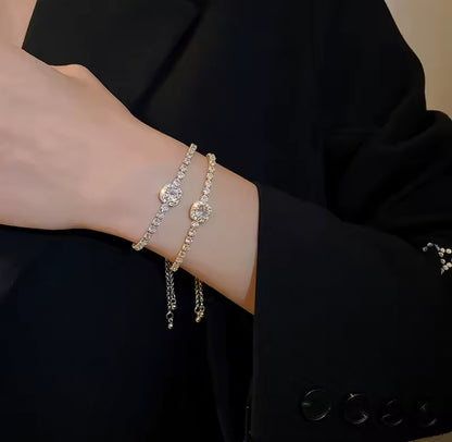 Sparkly Rhinestone Tennis Bracelet