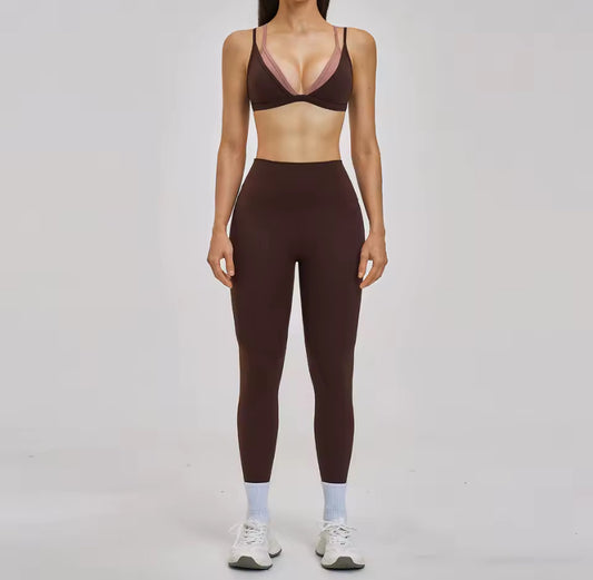 Double-Look Bralet Gym Set