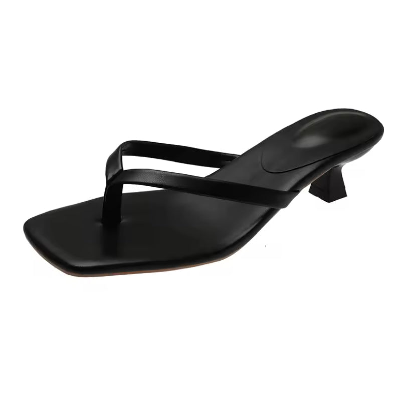 Flip Flop Kitten Heels