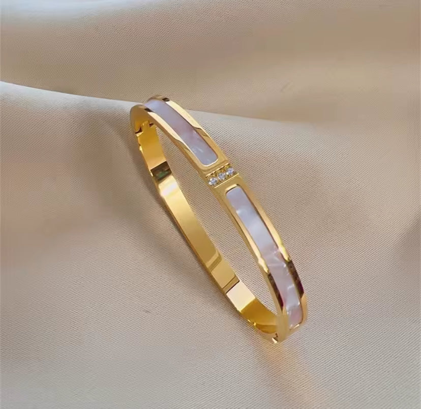 5pcs Stackable Bangle Bracelet Set