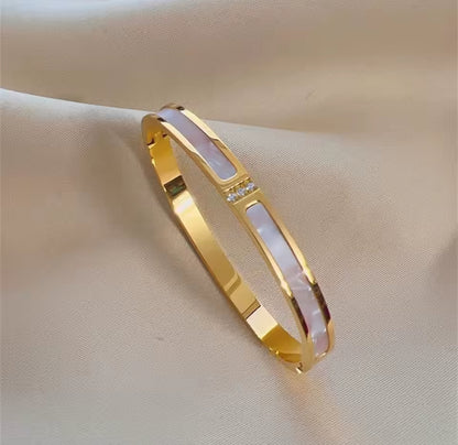 5pcs Stackable Bangle Bracelet Set