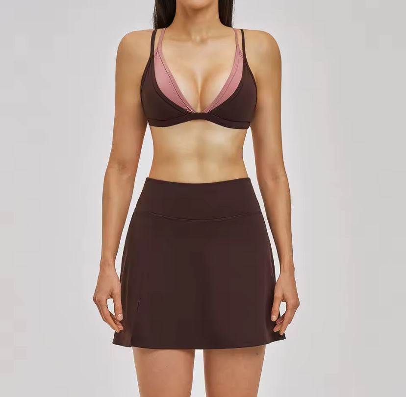 Double-Look Bralet Gym Set