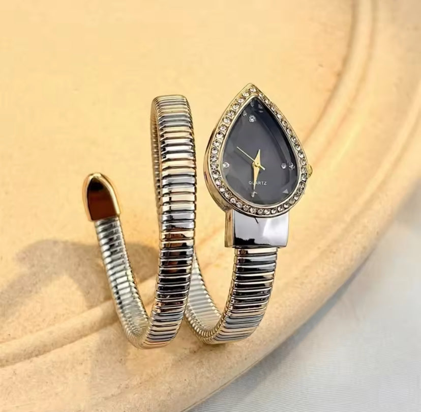 Wrap-Around Wrist Snake Watch