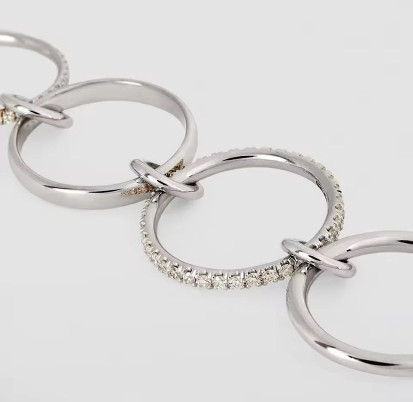 Diamanté Stack Rings