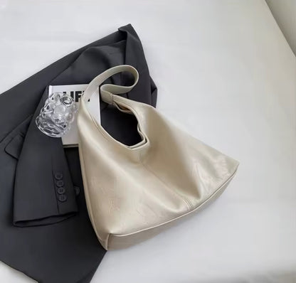 Faux Leather Tote Bag